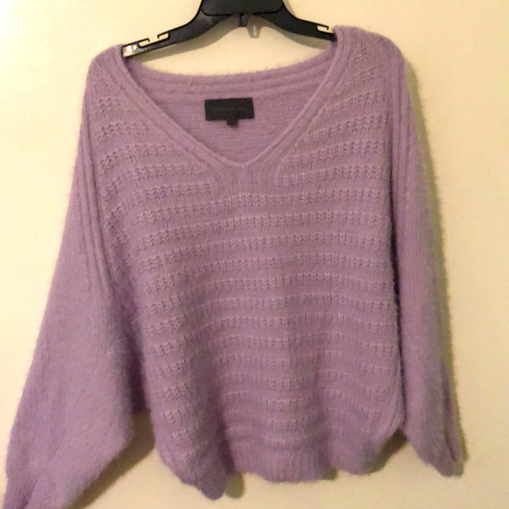 Anthro soft plush fuzzy sweater